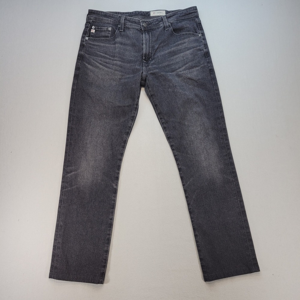 AG Adriano Goldschmied Everett Jeans Mens 33x33 Gray Slim Straight